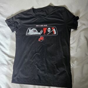 ROMWE Black Graphic T-Shirt